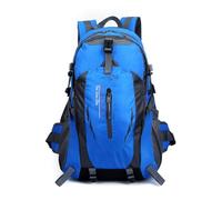 PORRASSO 40L Mochila de Senderismo Mochila Impermeable Mochila Hiking Backpack para Hombre Mujer Hacer Ciclismo Escalada Deportes Aire Libre Azul
