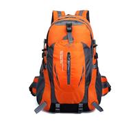 PORRASSO 40L Mochila de Senderismo Mochila Impermeable Mochila Hiking Backpack para Hombre Mujer Hacer Ciclismo Escalada Deportes Aire Libre Naranja
