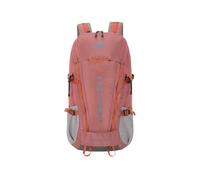 PORRASSO 45L Mochila de Senderismo Mochila Impermeable Duradera Outdoor con Cubierta de lluvia Grande Backpack para Viajar Acampar Escalada Deportes Aire Libre Rojo Claro