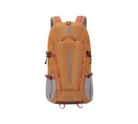 PORRASSO 45L Mochila de Senderismo Mochila Impermeable Duradera Outdoor con Cubierta de lluvia Grande Backpack para Viajar Acampar Escalada Deportes Aire Libre Naranja