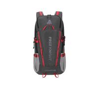 PORRASSO 45L Mochila de Senderismo Mochila Impermeable Duradera Outdoor con Cubierta de lluvia Grande Backpack para Viajar Acampar Escalada Deportes Aire Libre Negro