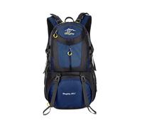 PORRASSO 50/60 L Mochila de Senderismo Impermeable Mochila Hiking Backpack para Hombre Mujer Viajes Acampar Hacer Escalada Deportes Aire Libre Azul Oscuro A