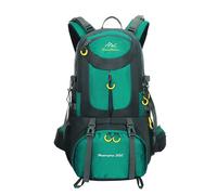 PORRASSO 50L Mochila de Senderismo Mochila Impermeable Mochila Hiking Backpack para Hombre Mujer Acampar Hacer Ciclismo Escalada Deportes Aire Libre Azul Lago