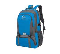 PORRASSO 55L Mochila de Senderismo Mochila Grande Impermeable Daypack Hiking Backpack para Hombre Mujer Camping Escalada Deportes Viajar Aire Libre Azul