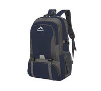 PORRASSO 55L Mochila de Senderismo Mochila Grande Impermeable Daypack Hiking Backpack para Hombre Mujer Camping Escalada Deportes Viajar Aire Libre Azul Oscuro