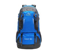 PORRASSO 60L Mochila de Senderismo Mochila Impermeable Daypack Grande Hiking Backpack para Hombre Mujer Camping Escalada Deportes Viajar Aire Libre Azul
