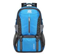PORRASSO 60L Mochila de Senderismo Mochila Impermeable Daypack Hiking Backpack para Hombre Mujer Camping Escalada Deportes Viajar Aire Libre Azul Cielo