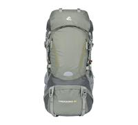 PORRASSO 60L Mochila Outdoor Mochila de Senderismo Grande con Cubierta de lluvia Hombre Mujer Duradera Backpack para Viajar Acampar Escalada Deportes Aire Libre Verde
