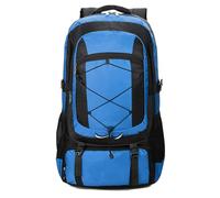 PORRASSO 75L Mochila de Senderismo Mochila Impermeable Daypack Hiking Backpack para Hombre Mujer Camping Escalada Deportes Viajar Aire Libre Azul
