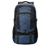 PORRASSO 75L Mochila de Senderismo Mochila Impermeable Daypack Hiking Backpack para Hombre Mujer Camping Escalada Deportes Viajar Aire Libre Azul Marino