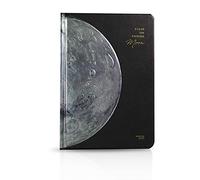 PORRASSO A5 Cuaderno de Viaje Diarios para Escribir Planeta Cahier 3D Alivio Bloc Notas Agenda Journal Regalos para Hombres Mujer Niño Niña Estudiante 118 Hojas 19x13 CM Luna