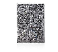 PORRASSO A5 Cuaderno Impermeable Diario de Viaje Retro Bloc Notas Alivio Clásico PU Journal para Hombres Mujer Estudiante Personal Regalo 100 Hojas 21.5x14.5 CM