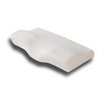 PORRASSO Almohada Viscoelastica Almohada Cervical con Altura Ajustable Transpirable Lavable Hipoalergénico Mejorar Sueño Forma Ergonómica Adecuada para Todos los Durmientes 50 * 30 * 10/6cm - Blanco