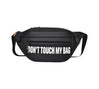 PORRASSO Bolsa de Pecho Hombre Bolso Bandolera Mochila de Pecho Cruzada Impermeable Sling Bag Gran Capacidad Ligera para Senderismo Viajes Uso Diario Negro Blanco