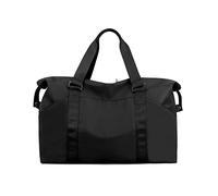 PORRASSO Bolsa de Viaje de Mujer Bolsas de Deporte Grande Bolsa de Gimnasio Plegable Bolsa Fin de Semana para Viajes Deportes Camping Negro