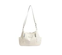 PORRASSO Bolso Bandolera Casual Mujeres Bolso de Hombro Tela Oxford Bolso Cruzados para Dating Viaje Uso Diario Blanco