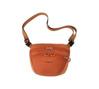 PORRASSO Bolso Bandolera Impermeable Mujer Riñonera Ligera con Bolsillo Antirrobo Trasero Bolso de Pecho Multicompartimentos para Viaje Senderismo Compras Uso Diario Color Caramelo