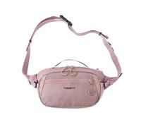 PORRASSO Bolso Bandolera Impermeable Mujer Riñonera Ligera con Bolsillo Antirrobo Trasero Bolso de Pecho para Viaje Senderismo Compras Uso Diario Rosa