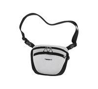 PORRASSO Bolso Bandolera Impermeable Mujer Riñonera Ligera con Bolsillo Antirrobo Trasero Bolso de Pecho Multicompartimentos para Viaje Senderismo Compras Uso Diario Blanco