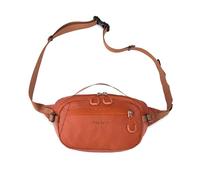 PORRASSO Bolso Bandolera Impermeable Mujer Riñonera Ligera con Bolsillo Antirrobo Trasero Bolso de Pecho para Viaje Senderismo Compras Uso Diario Color Caramelo