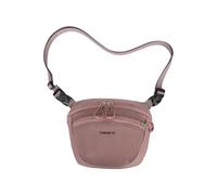PORRASSO Bolso Bandolera Impermeable Mujer Riñonera Ligera con Bolsillo Antirrobo Trasero Bolso de Pecho Multicompartimentos para Viaje Senderismo Compras Uso Diario Rosa