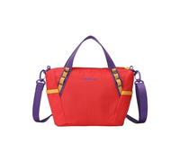 PORRASSO Bolso Bandolera Ligero Mujer Bolso Tote de Nylon Resistente al Agua Bolsos de Hombro Multiusos con Correa Ajustable Mini Bolsos Diario para Viaje Compras Desplazamientos Rojo