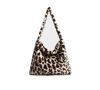 PORRASSO Bolso Bandolera Mujeres Bolso de Hombro Bolsos Shopper Gran Bolso Cruzados para Compras Dating Viaje Uso Diario Estampado Leopardo