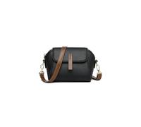 PORRASSO Bolso Cruzado Moda Bolso Bandolera para Mujer Bolso de Hombro Señoras PU Bolsos de Mensajero para Dating Viaje Uso Diario Negro