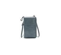 PORRASSO Bolso de Teléfono Móvil Cuero Cartera Mujer Bolso Bandolera Monedero Bolso de Hombro Bolso Cruzado de Moda Azul