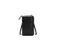PORRASSO Bolso de Teléfono Móvil Cuero Cartera Mujer Bolso Bandolera Monedero Bolso de Hombro Bolso Cruzado de Moda Negro