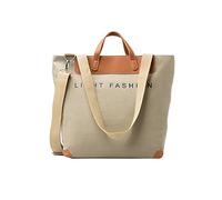 PORRASSO Bolsos de Mujer Grande Bolsos de Hombro de Lona Bolso Bandolera Multifuncional Bolso Tote Shopper Bolso para Trabajo Escuela Viaje Uso Diario Caqui A