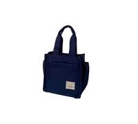 PORRASSO Bolsos de Mujer Nylon Casual Bolsos de Mano Bolsa Tote Bolso Shopper para Viaje Trabajo Uso Diario Azul Marino