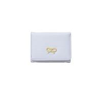 PORRASSO Bonita Cartera de Mujer Pequeña Tarjetero para Tarjetas Billetero PU Wallet con 7 Ranuras para Tarjetas Azul B