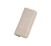 PORRASSO Cartera Cuero Mujer Monedero con Bloqueo RFID Gran Billetero Tarjetero Monederos Larga Wallet Blanquecino B