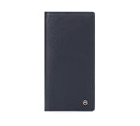 PORRASSO Cartera de Hombre Billetera PU Cartera con Protección RFID Tarjetero Monederos Larga Wallet con 5 Ranuras para Tarjetas Azul