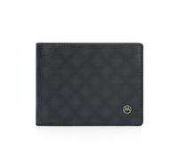 PORRASSO Cartera Hombre con Protección RFID Billetera Cartera Monederos Moda PU Wallet on 4 Ranuras para Tarjetas Café
