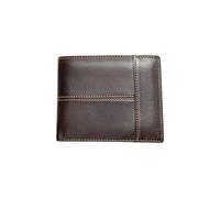 PORRASSO Cartera Hombre Protección RFID Cuero Vintage Billetera Gran Capacidad Wallet con Múltiples Ranuras Tarjetas Bolsa Monedas