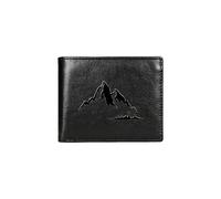 PORRASSO Cartera Hombre Protección RFID Cuero Vintage Billetera Gran Capacidad Wallet con Múltiples Ranuras Tarjetas Bolsa Monedas