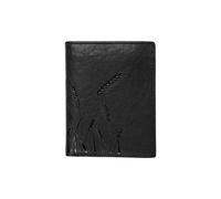 PORRASSO Cartera Hombre Protección RFID Cuero Vintage Billetera Gran Capacidad Wallet con Múltiples Ranuras Tarjetas Bolsa Monedas