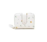 PORRASSO Cartera Mujer Linda Monedero Pequeño Billetero Wallet con 5 Ranuras para Tarjetas Cartera Blanco