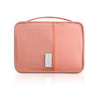 PORRASSO Cartera Pasaporte para Familia Impermeable Cartera para Viaje Unisex Crédito Monedas Billetes de Avión Paquete de Archivos Camping Viajes de Negocios Conveniente Rosa