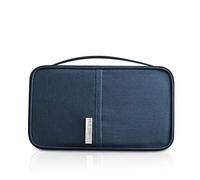 PORRASSO Cartera Pasaporte para Familia Impermeable Cartera para Viaje Unisex Crédito Monedas Billetes de Avión Paquete de Archivos Camping Viajes de Negocios Conveniente Armada