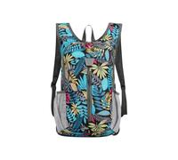 PORRASSO Casual Mochila 19L Mochila Plegable Ligera Mochila Backpack para Hombre Mujer Acampar Viajes Uso Diario Hojas