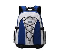 PORRASSO Casual Mochila Hombre Bolso Escolar 25 L Impermeable Daypack Nylon Mochila para Colegio Senderismo Viajes Uso Diario Azul