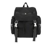 PORRASSO Casual Mochila Mujer Hombres Mochila de Senderismo Bolso Escolar Adolescente Ligera Impermeable Backpack para Viajes Uso Diario Negro