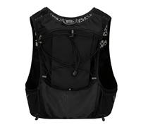 PORRASSO Chaleco Running 5L Ligero Chaleco de Hidratación Reflectante Mochila de Hidratación Respirable Ajustable para Hombres Mujeres Trail Running Maratón Negro