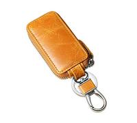 PORRASSO Clave del Coche Titular de la Caja Cuero Estuches de Llave Cartera Llavero Llave del Coche Caso Clave Titular Marrón