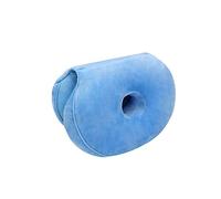 PORRASSO - Cojín de Asiento para Asiento (coccix de Espuma con Memoria, cojín de Asiento Plegable ergonómico Levanta Caderas Disponibles para Todas Las Estaciones para Coche, Oficina, Azul B