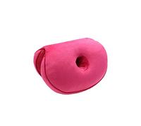 PORRASSO Cojín del Asiento Cojin Ortopédico de Espuma de Memoria Sillas Cojines Ergonomico Plegable Cojin Transpirable Levantar Las Caderas para Disponible Todas Temporadas Rojo