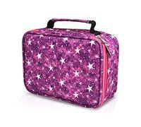 PORRASSO Estuches 72 Ranuras Portalápices Caja de Lápiz de Estudiantes Organizador Estuche Escolar de Caso Lapices de Colores Lápiz Bolsa de Arte Dibujo Pencil Case Rosa Blanco
